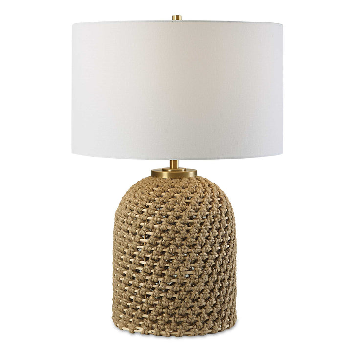American Home Furniture Uttermost Kendari Rope & Rattan Table Lamp