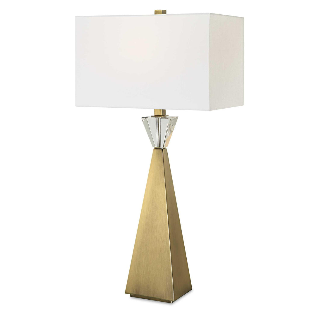 Arete Modern Brass Table Lamp - AmericanHomeFurniture
