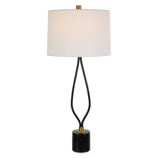 American Home Furniture Uttermost Separate Paths Iron Table Lamp