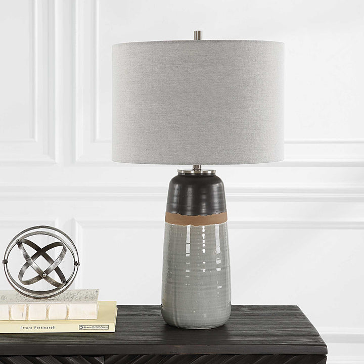 American Home Furniture Uttermost Coen Gray Table Lamp