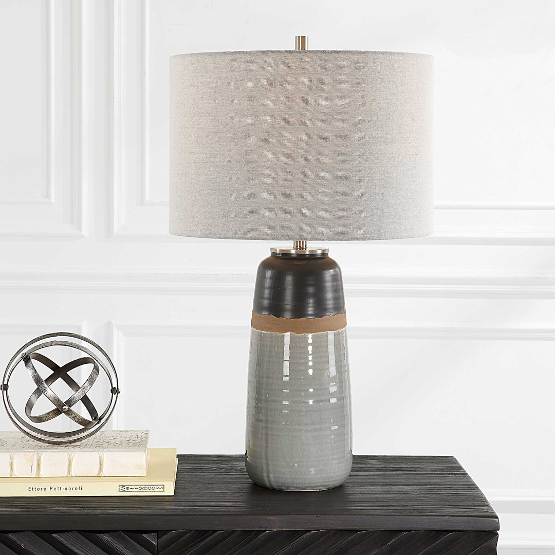 American Home Furniture Uttermost Coen Gray Table Lamp