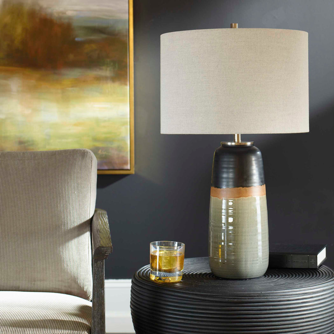 American Home Furniture Uttermost Coen Gray Table Lamp