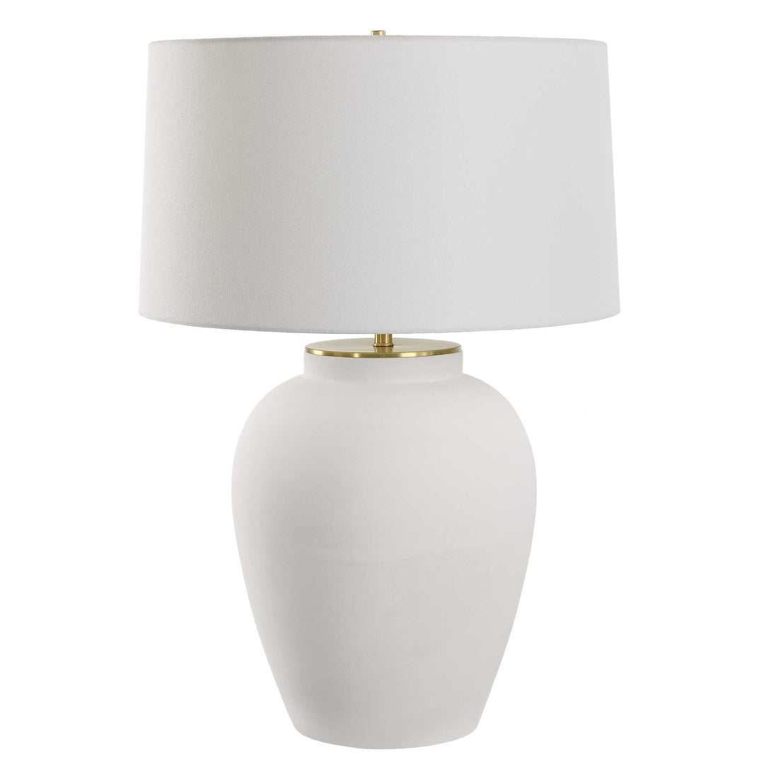 American Home Furniture Uttermost Adelaide White Table Lamp