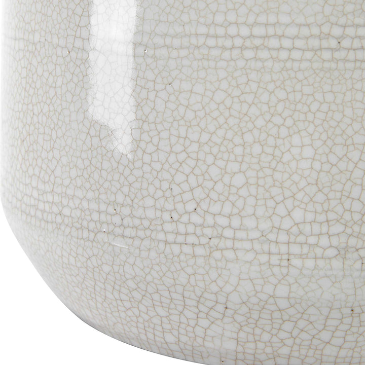 American Home Furniture Uttermost Odawa White Farmhouse Table Lamp