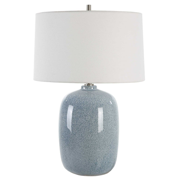 American Home Furniture Uttermost Jubilee Sky Blue Table Lamp
