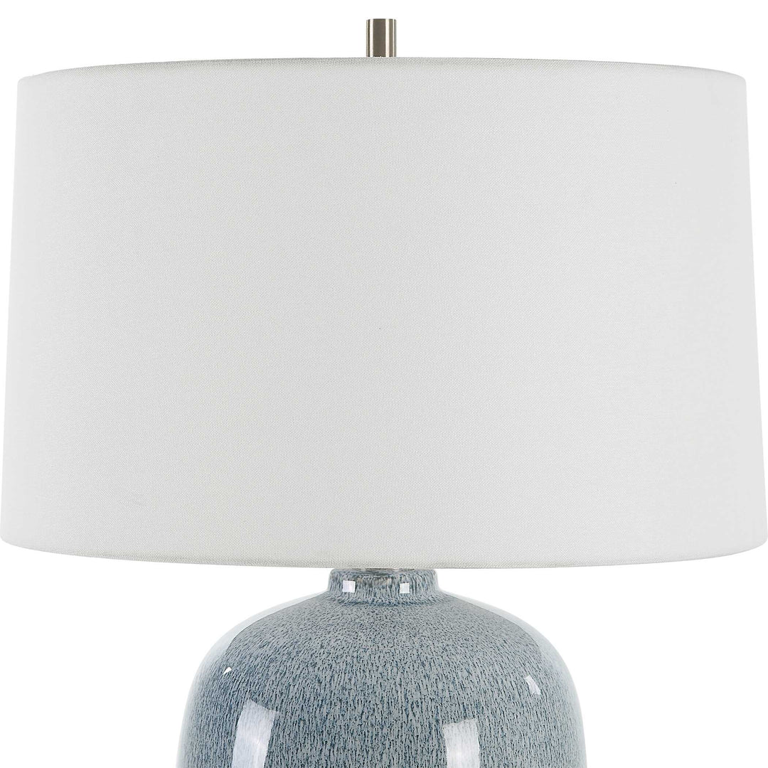 American Home Furniture Uttermost Jubilee Sky Blue Table Lamp