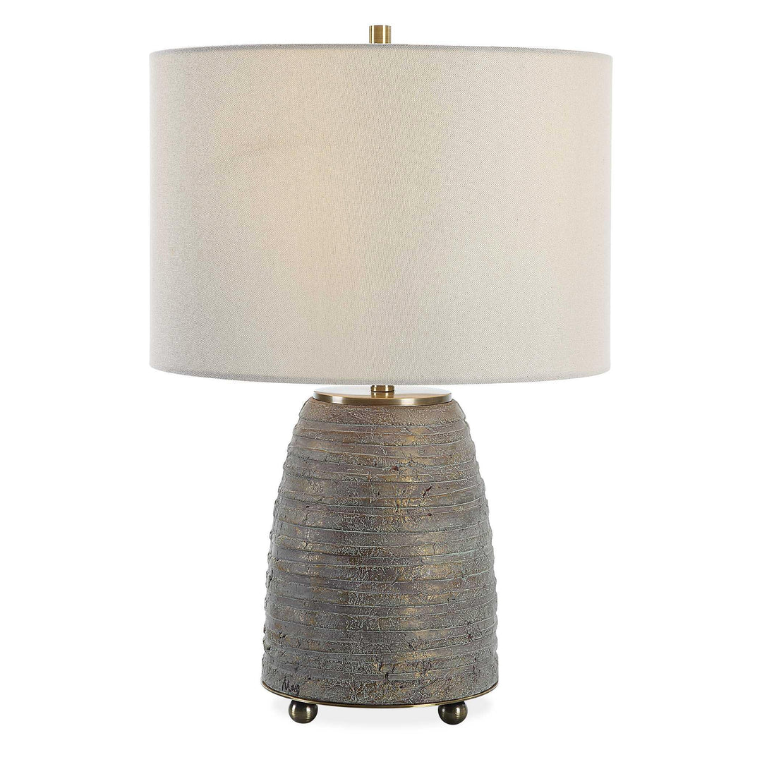 Gorda Bronze Ceramic Table Lamp - AmericanHomeFurniture
