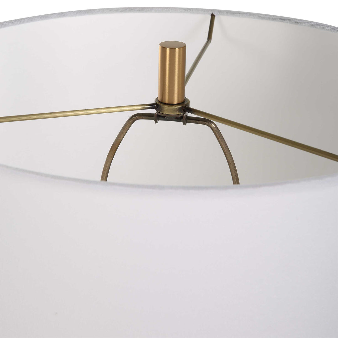 American Home Furniture Uttermost Palu Travertine Table Lamp