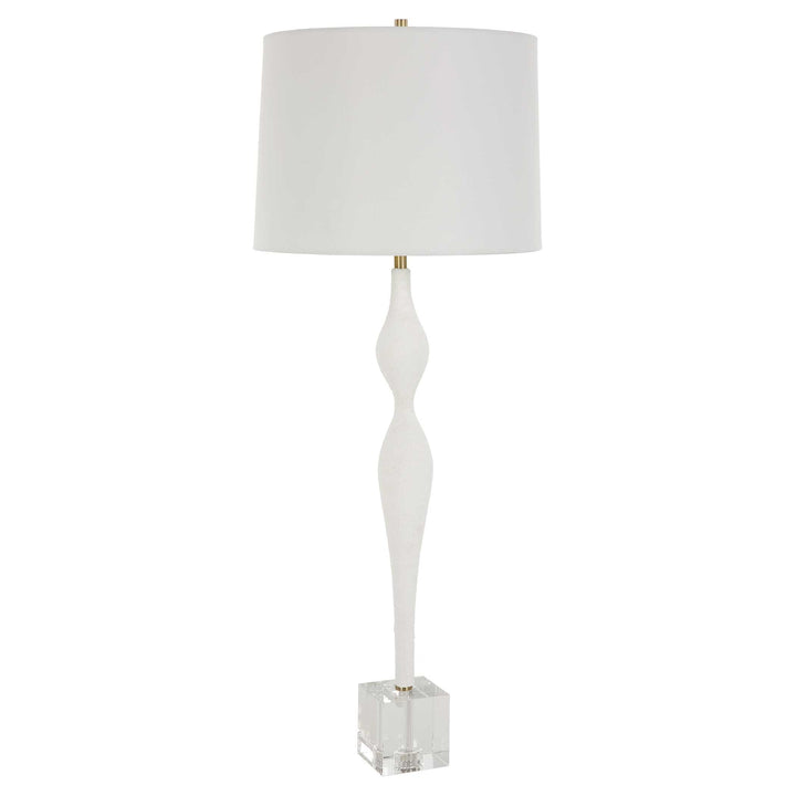 American Home Furniture Uttermost Helena Slender White Table Lamp