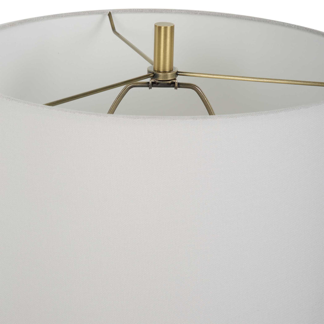 American Home Furniture Uttermost Helena Slender White Table Lamp