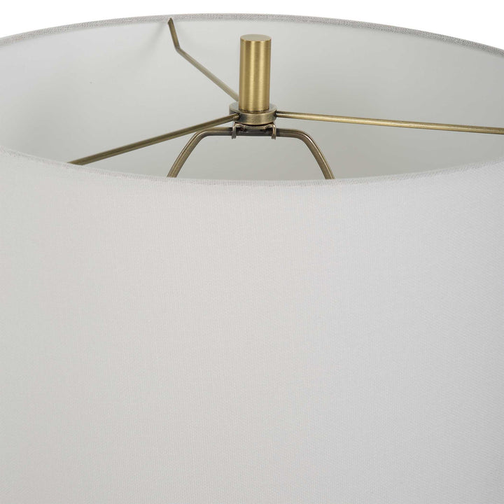 American Home Furniture Uttermost Helena Slender White Table Lamp