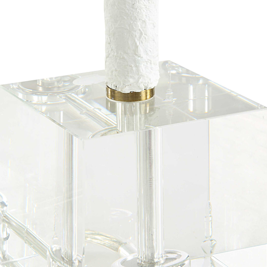 American Home Furniture Uttermost Helena Slender White Table Lamp