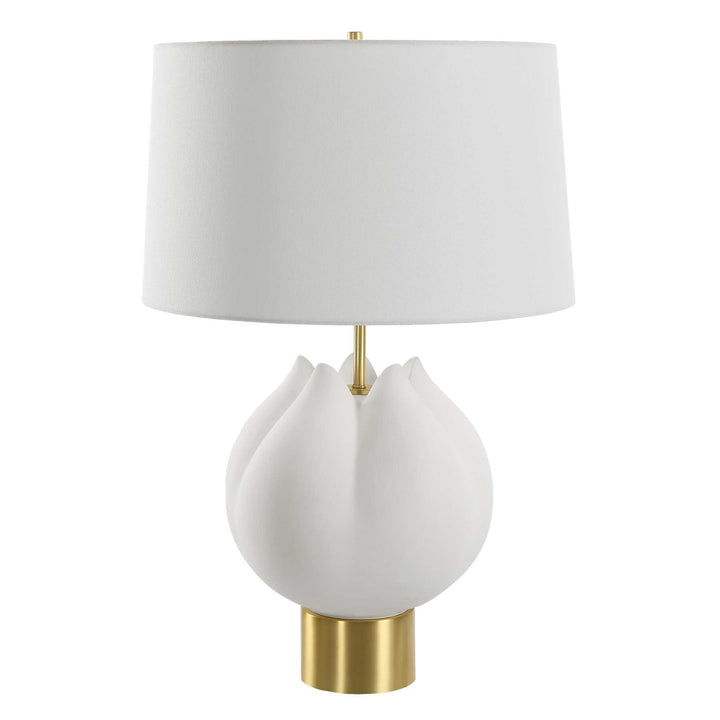 American Home Furniture Uttermost In Bloom White Table Lamp