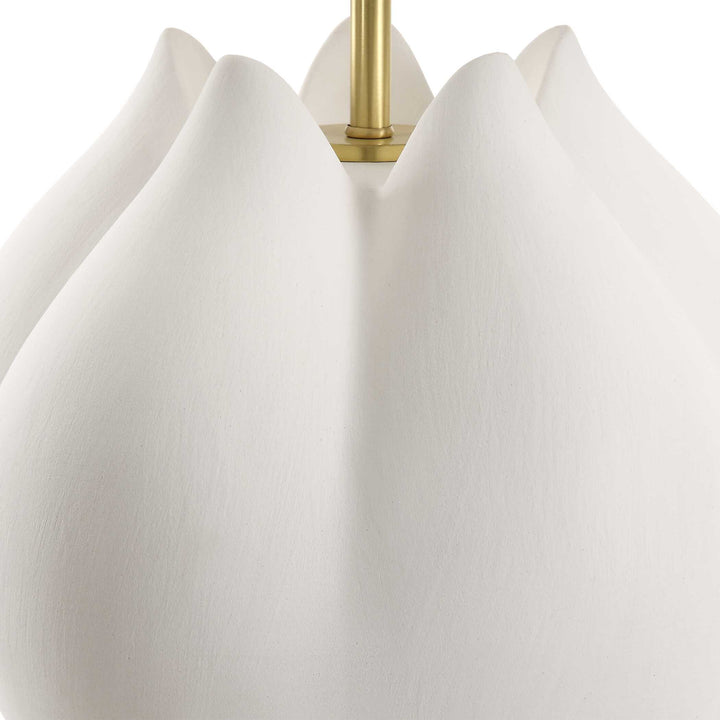 American Home Furniture Uttermost In Bloom White Table Lamp
