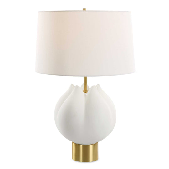 American Home Furniture Uttermost In Bloom White Table Lamp