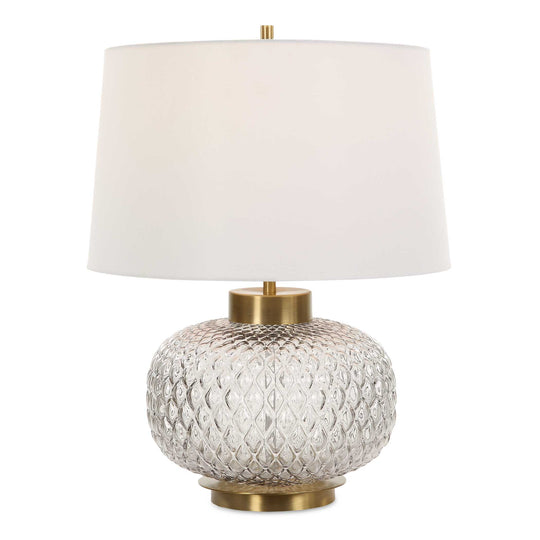American Home Furniture Uttermost Estelle Glass Table Lamp