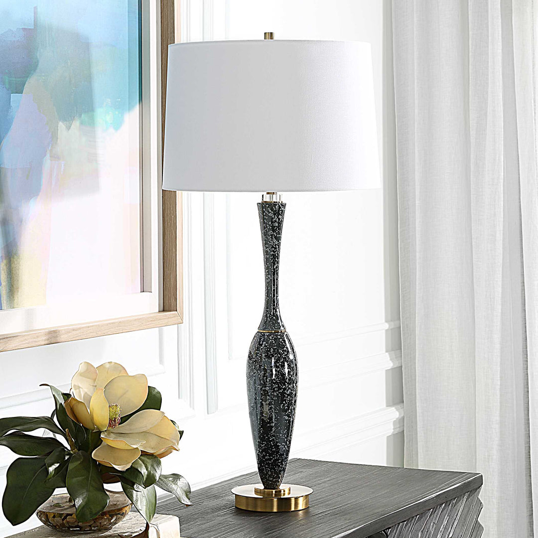 American Home Furniture Uttermost Remy Polished Table Lamp