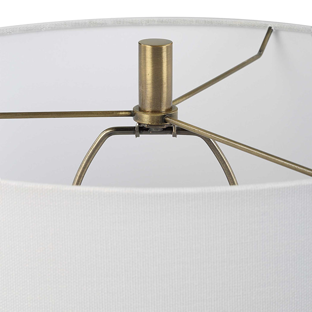 American Home Furniture Uttermost Remy Polished Table Lamp
