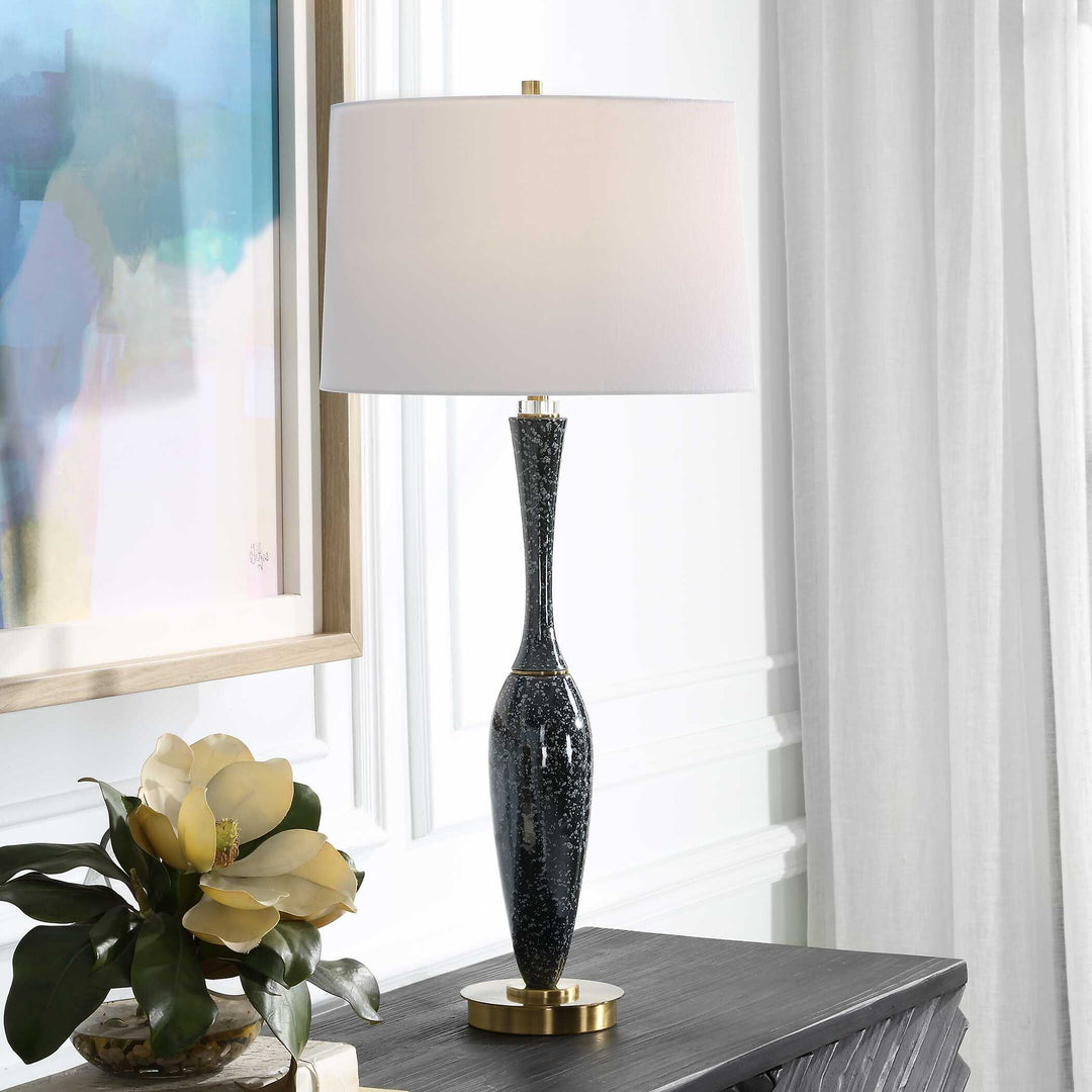 American Home Furniture Uttermost Remy Polished Table Lamp