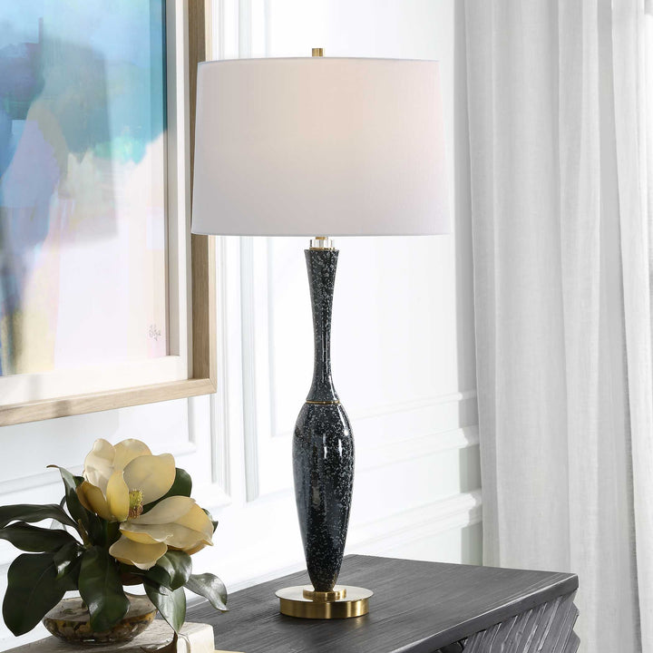 American Home Furniture Uttermost Remy Polished Table Lamp