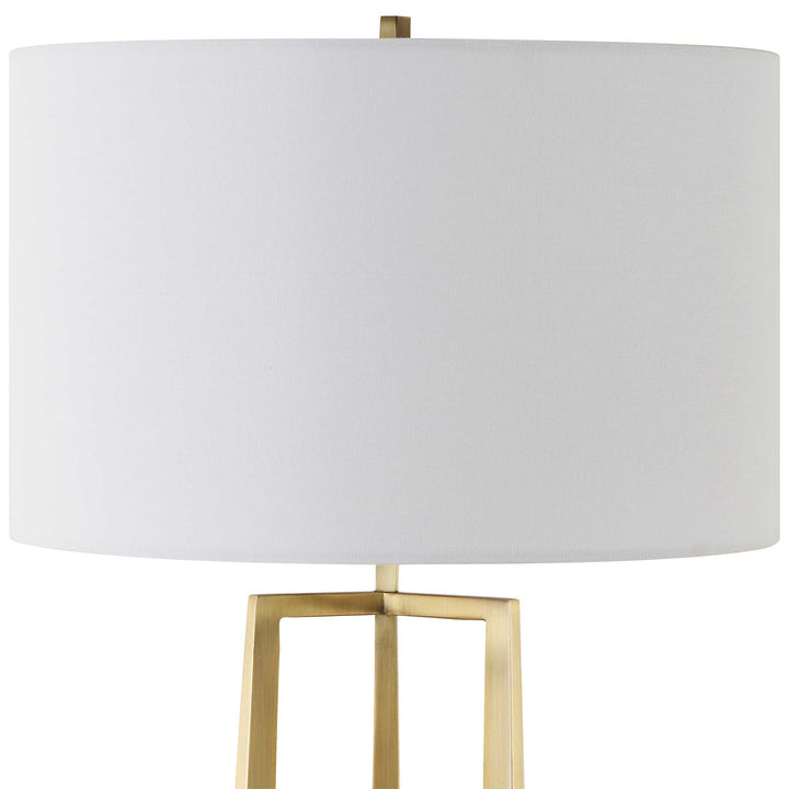 American Home Furniture Uttermost Crossroads Brass Table Lamp