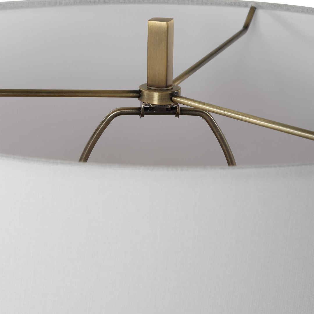 American Home Furniture Uttermost Crossroads Brass Table Lamp