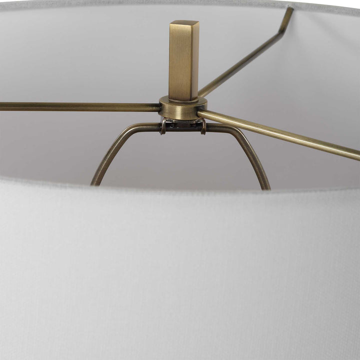 American Home Furniture Uttermost Crossroads Brass Table Lamp