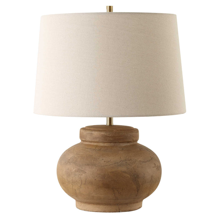 American Home Furniture Uttermost Urbino Aged Terracotta Table Lamp