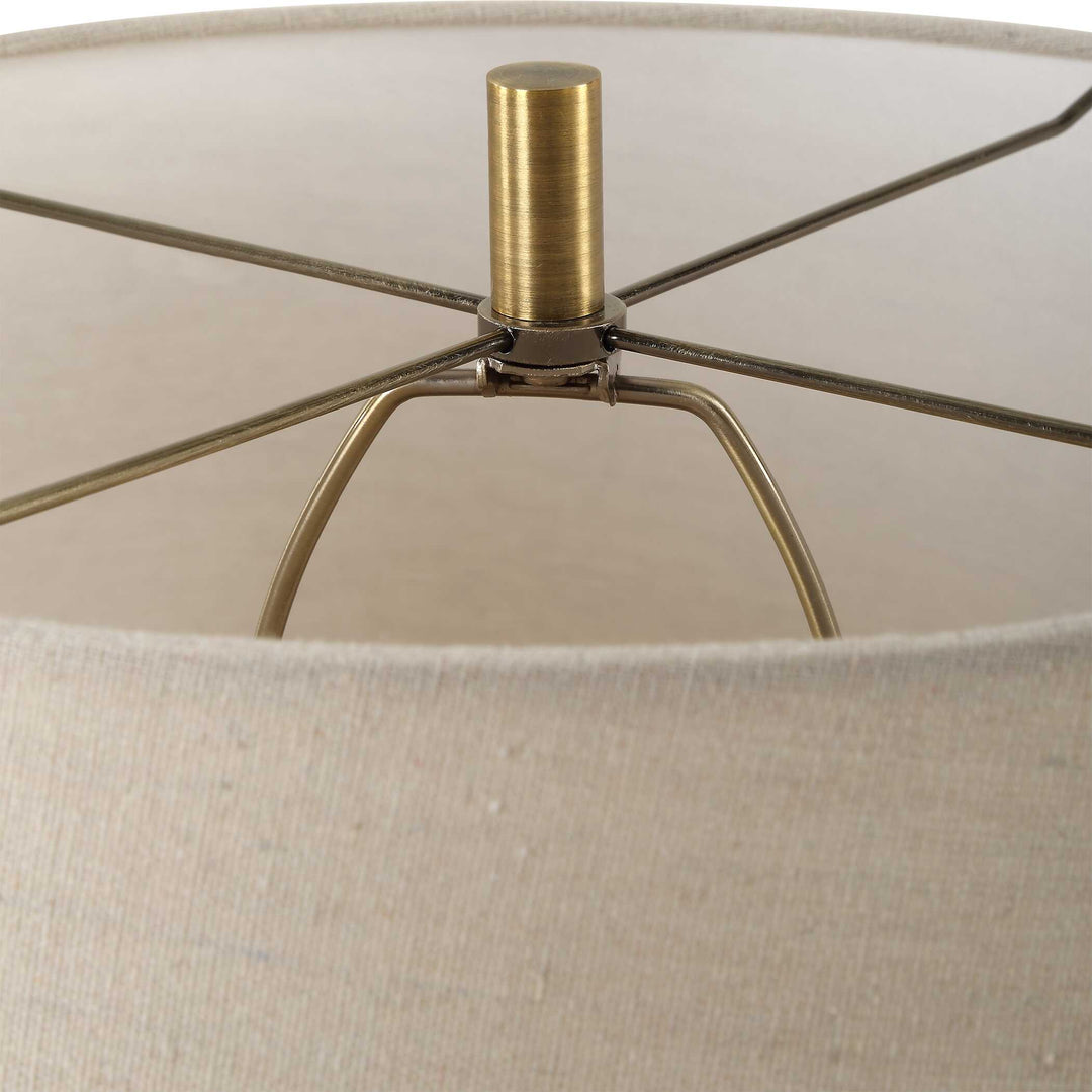 American Home Furniture Uttermost Urbino Aged Terracotta Table Lamp