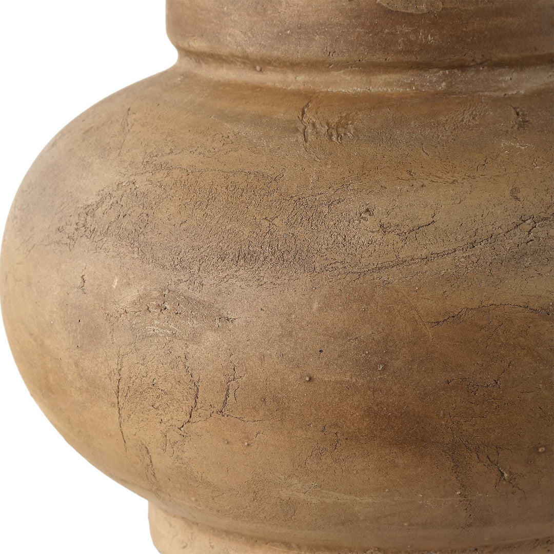 American Home Furniture Uttermost Urbino Aged Terracotta Table Lamp