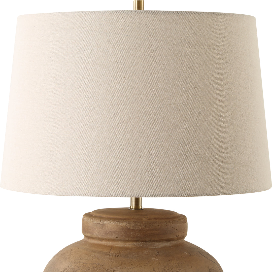 American Home Furniture | Uttermost - Urbino Aged Terracotta Table Lamp