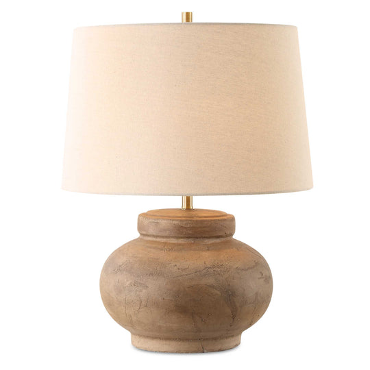 American Home Furniture Uttermost Urbino Aged Terracotta Table Lamp