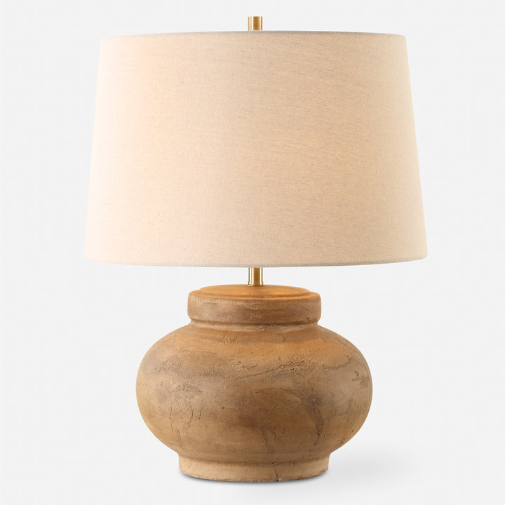 American Home Furniture | Uttermost - Urbino Aged Terracotta Table Lamp