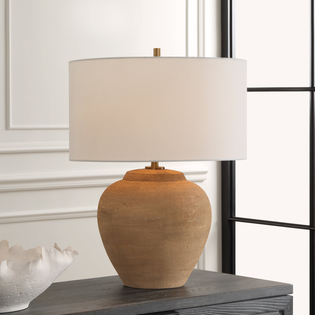 American Home Furniture | Uttermost - Treviso Terracotta Table Lamp