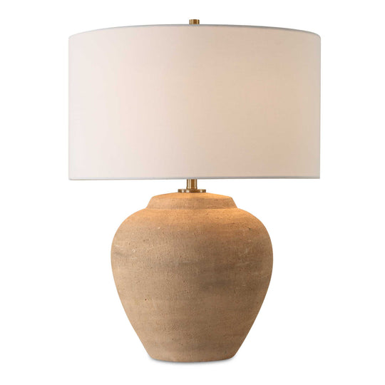 American Home Furniture Uttermost Treviso Terracotta Table Lamp