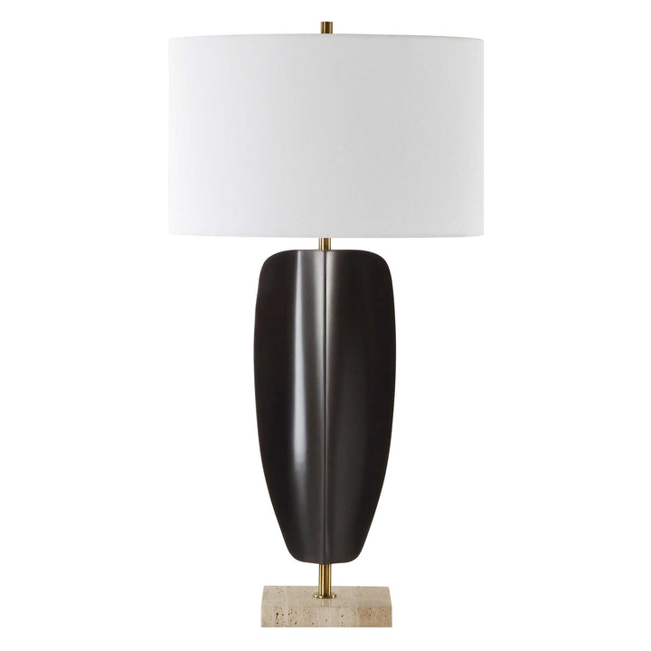 American Home Furniture Uttermost Kure Black Table Lamp