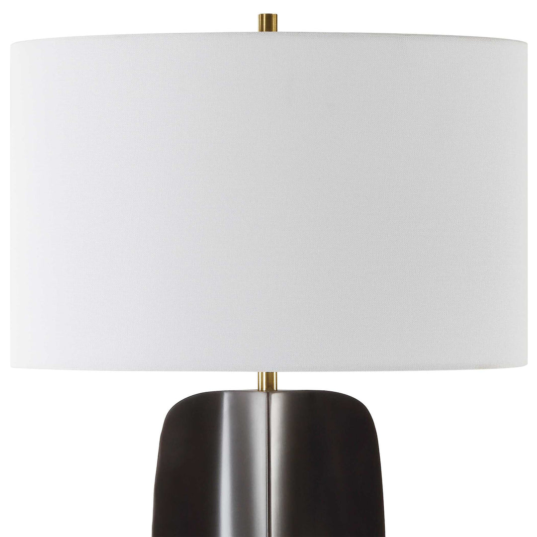 American Home Furniture Uttermost Kure Black Table Lamp