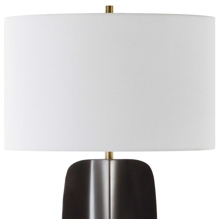 American Home Furniture Uttermost Kure Black Table Lamp