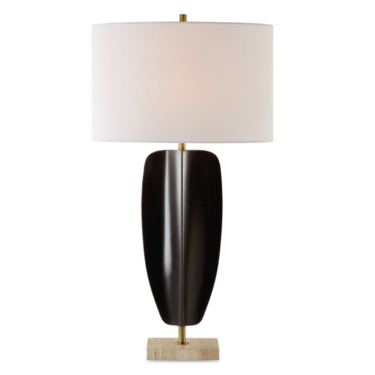 American Home Furniture Uttermost Kure Black Table Lamp