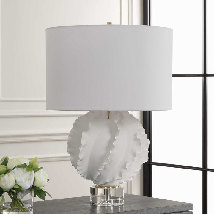 American Home Furniture Uttermost Saylor White Table Lamp
