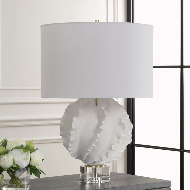 American Home Furniture | Uttermost - Saylor White Table Lamp