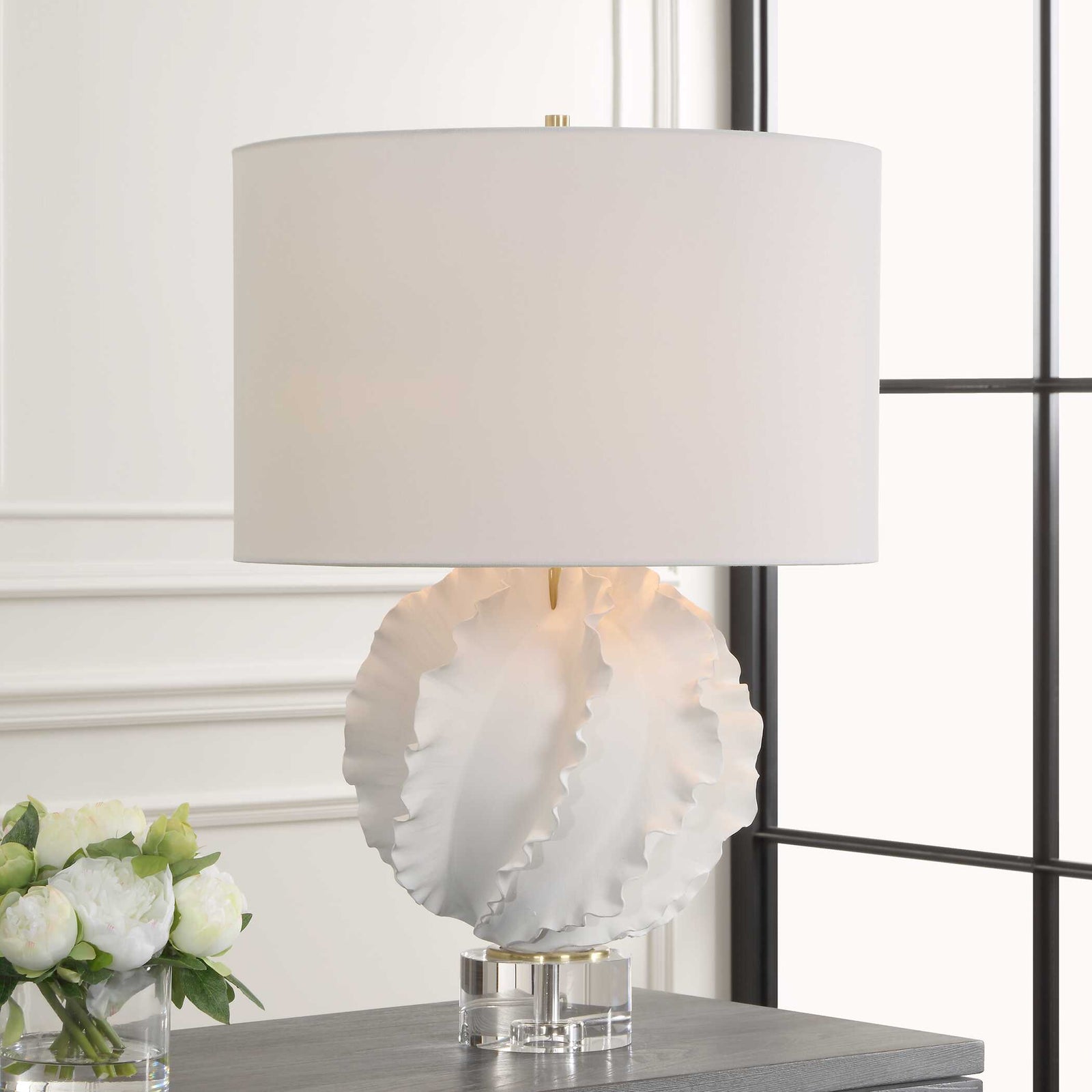 American Home Furniture Uttermost Saylor White Table Lamp
