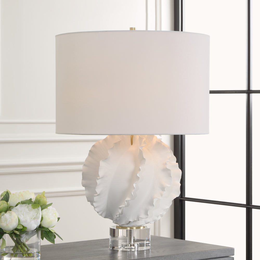 American Home Furniture | Uttermost - Saylor White Table Lamp