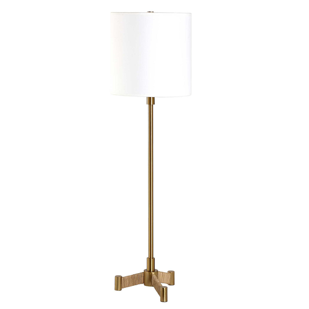 American Home Furniture Uttermost Lautoka Brass Buffet Lamp
