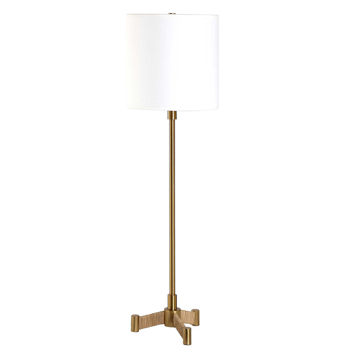 American Home Furniture Uttermost Lautoka Brass Buffet Lamp