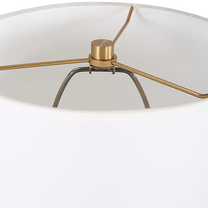 American Home Furniture Uttermost Lautoka Brass Buffet Lamp