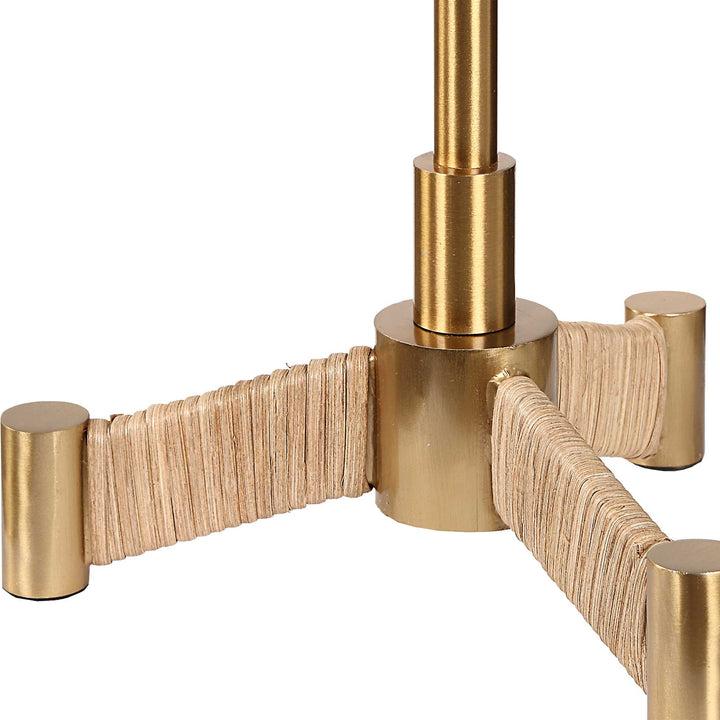 American Home Furniture Uttermost Lautoka Brass Buffet Lamp