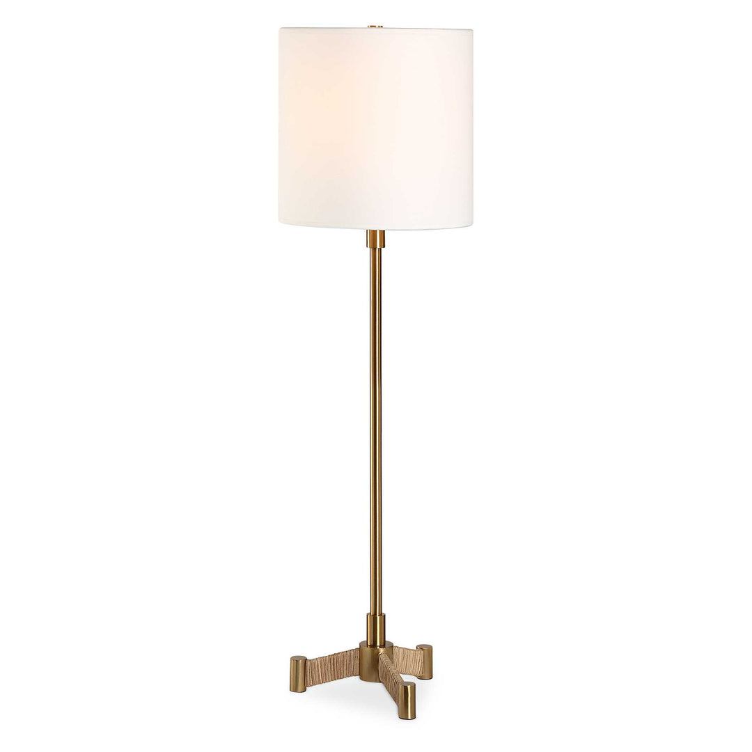 American Home Furniture Uttermost Lautoka Brass Buffet Lamp