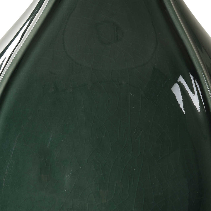 American Home Furniture Uttermost Essex Green Glass Table Lamp