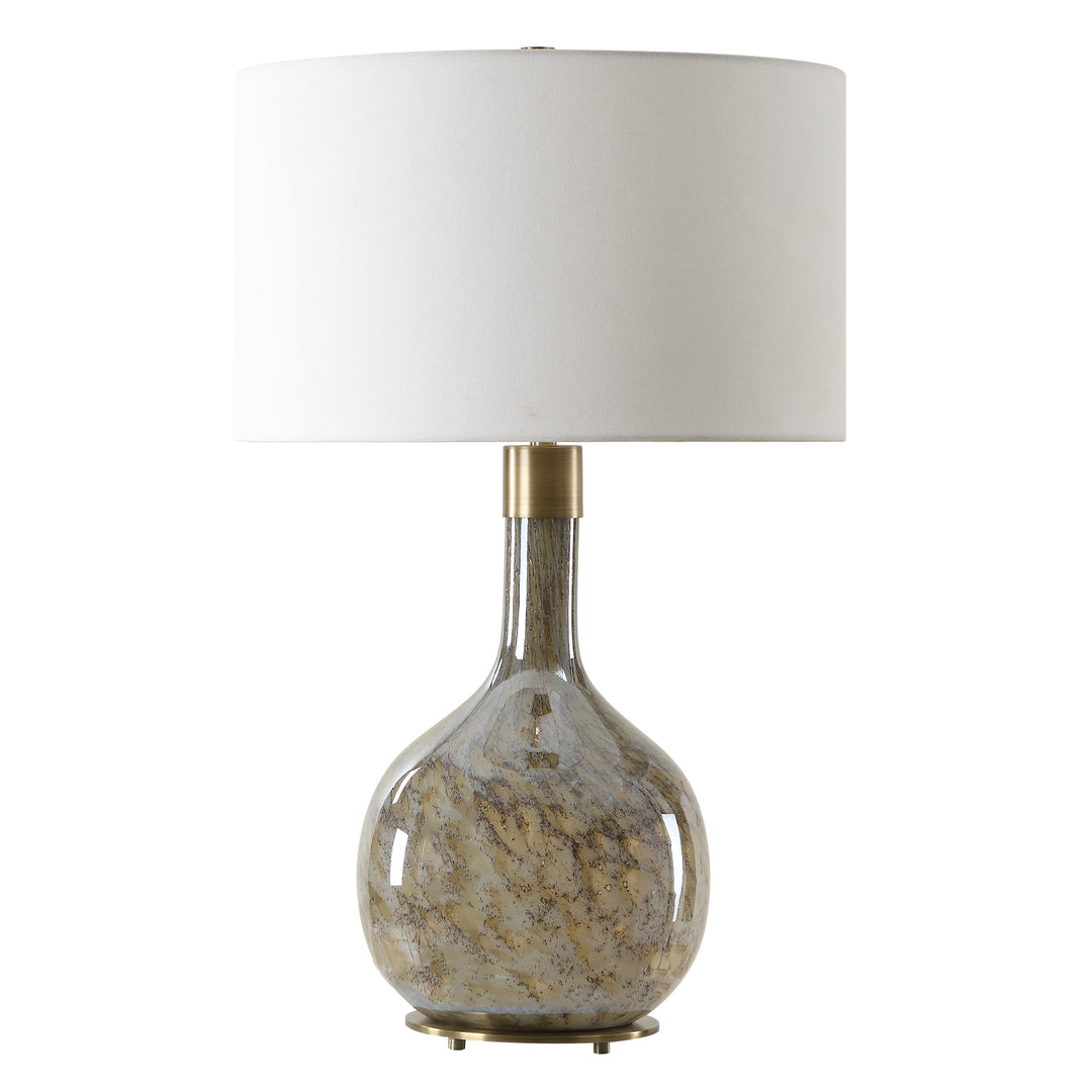 American Home Furniture | Uttermost - Rhine Brown Glass Table Lamp